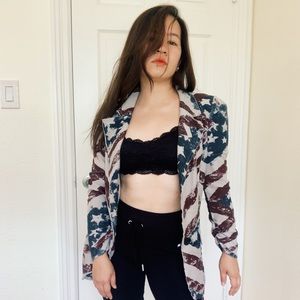 American flag blazer